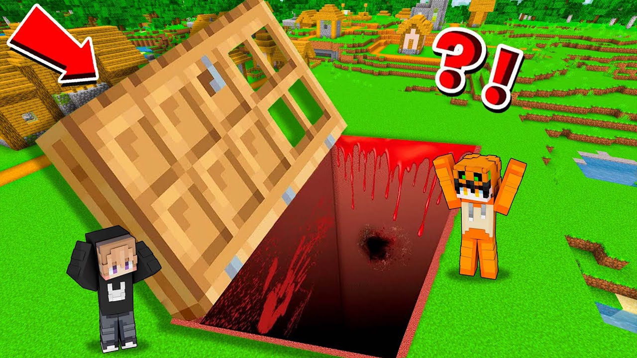 KITA MENEMUKAN PINTU BESAR MISTERIUS MENUJU DUNIA LAIN DI MINECRAFT!!