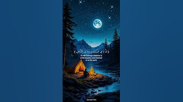 سورة البقرة-آية الكرسي (٢٥٥) #ديني #القرآن_الكريم #اسلام_صبحي #راحة_نفسية