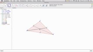 Geogebra - Centroid