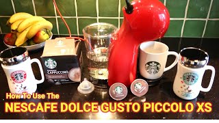 How to use De Longhi ® PICCOLO XS Nescafé ® Dolce Gusto ®  Coffee ☕️  Machine