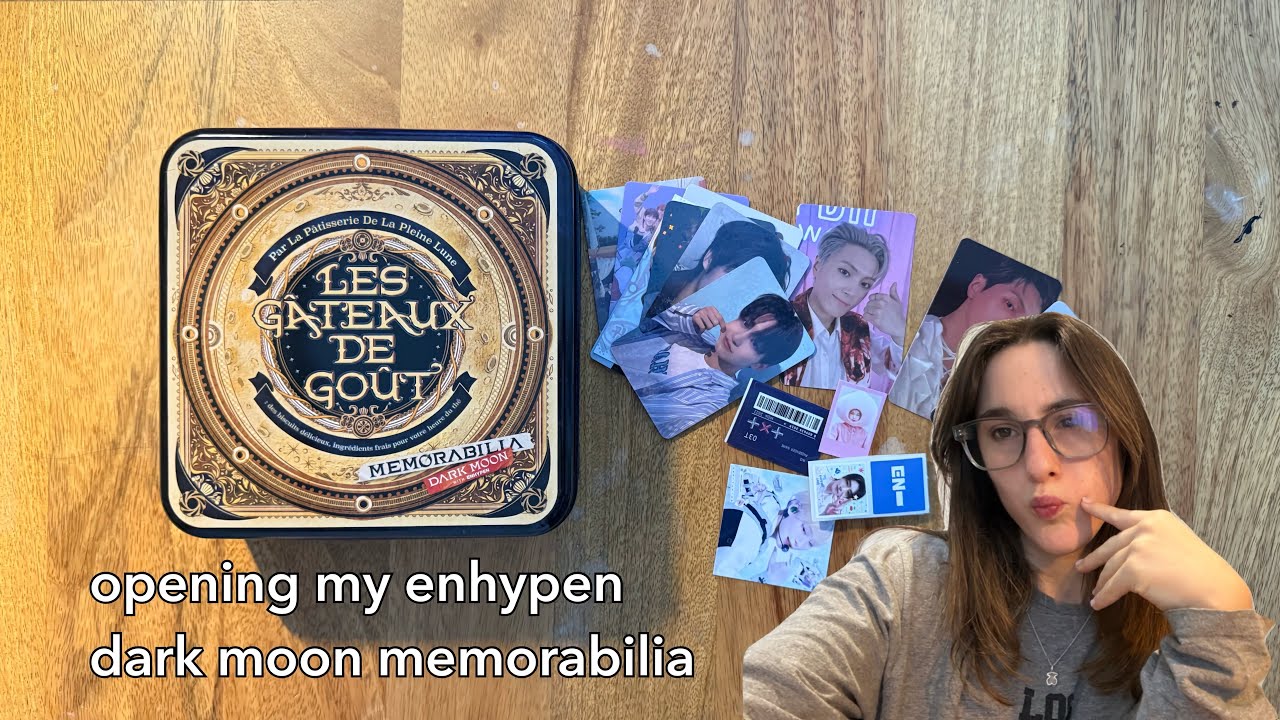 ENHYPEN's Memorabilia Album Unboxing + Freebies !! [Moon Ver
