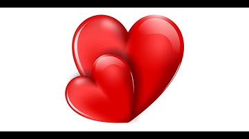 Corel Draw Tutorial - How to draw shiny 3d heart in minutes.