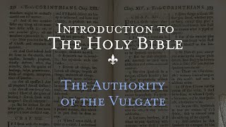 The Authority of the Vulgate