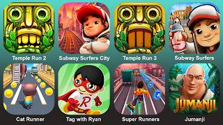 Temple Run2,Subway Surf City,Temple Run3,Subway Surf,Cat Runner,Tag With Ryan,Super Runner,Jumanji screenshot 2