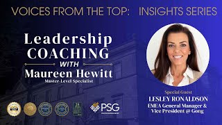 Leading with Presence in a Data-Driven World | Lesley Ronaldson in Conversation with Maureen Hewitt