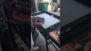 Seasoning a Blackstone Griddle #36inchgriddle #blackstonegriddle @ThyronMathewsBBQ