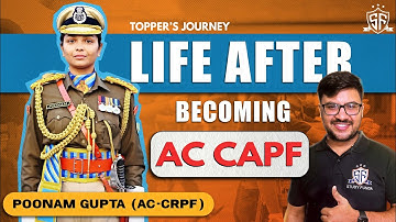 Life after Becoming Assistant commandant ft. Poonam Gupta (AC-CRPF) #capf #studyfunda