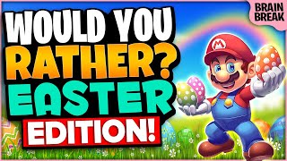 Easter Would You Rather? Workout | Easter Brain Break | Games For Kids | Just Dance | GoNoodle screenshot 1