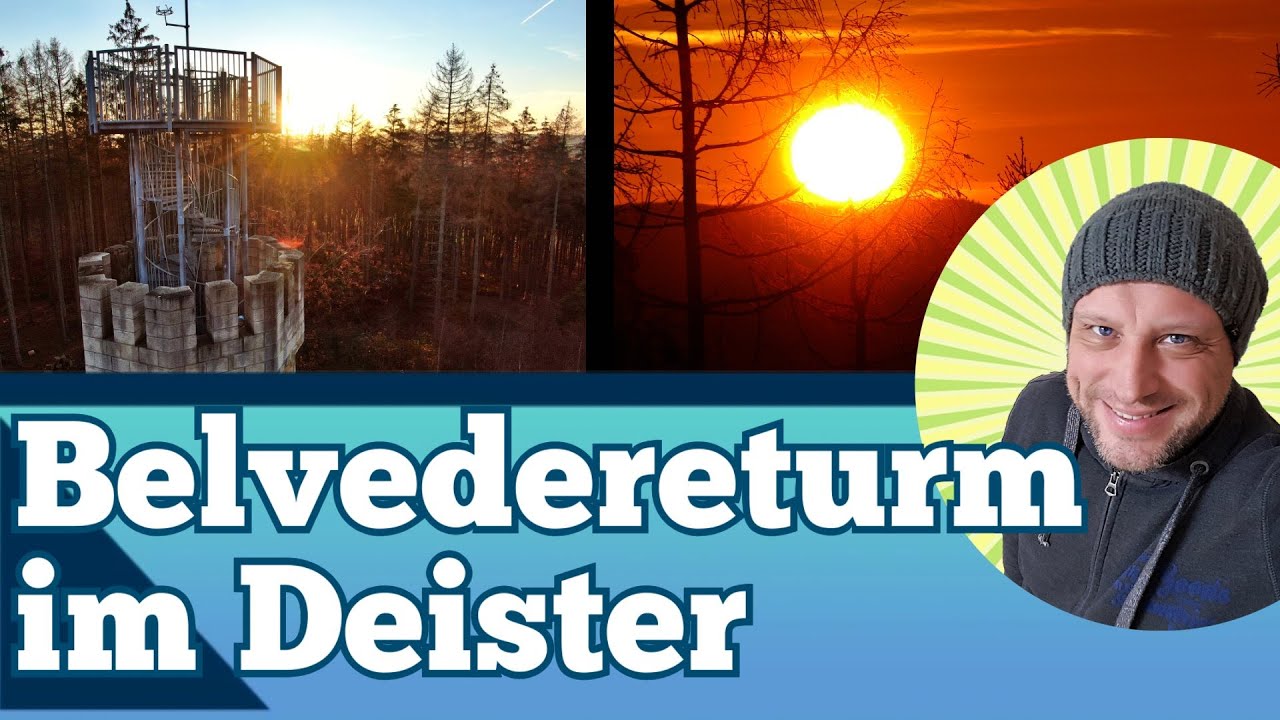 Belvedereturm im Deister von oben - Wanderung Strutzbergturm bei Bad Nenndorf - Drohne Strutzberg