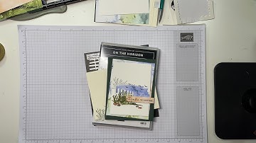 Stampin Up//On the Horizon//Horizon Dies//New Horizons DSP//Sneak Peek//Jan-Jun 2022 Mini Catalog