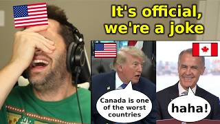 Trump Calls Canada One of the Worst Countries and Mark Carney LAUGHS (American Reaction)