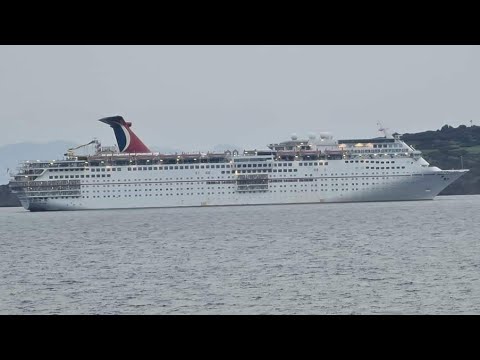 Carnival Sensation being beached at Aliaga