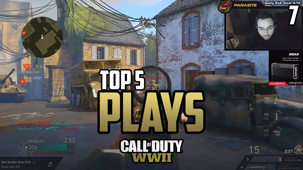 Parasite DESTROYS Killa's Team! - COD WWII: TOP 5 PRO ...