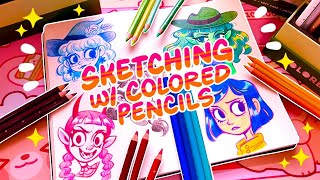 Sketching with colored pencils... are they worth it? ✦ ft. Arrtx