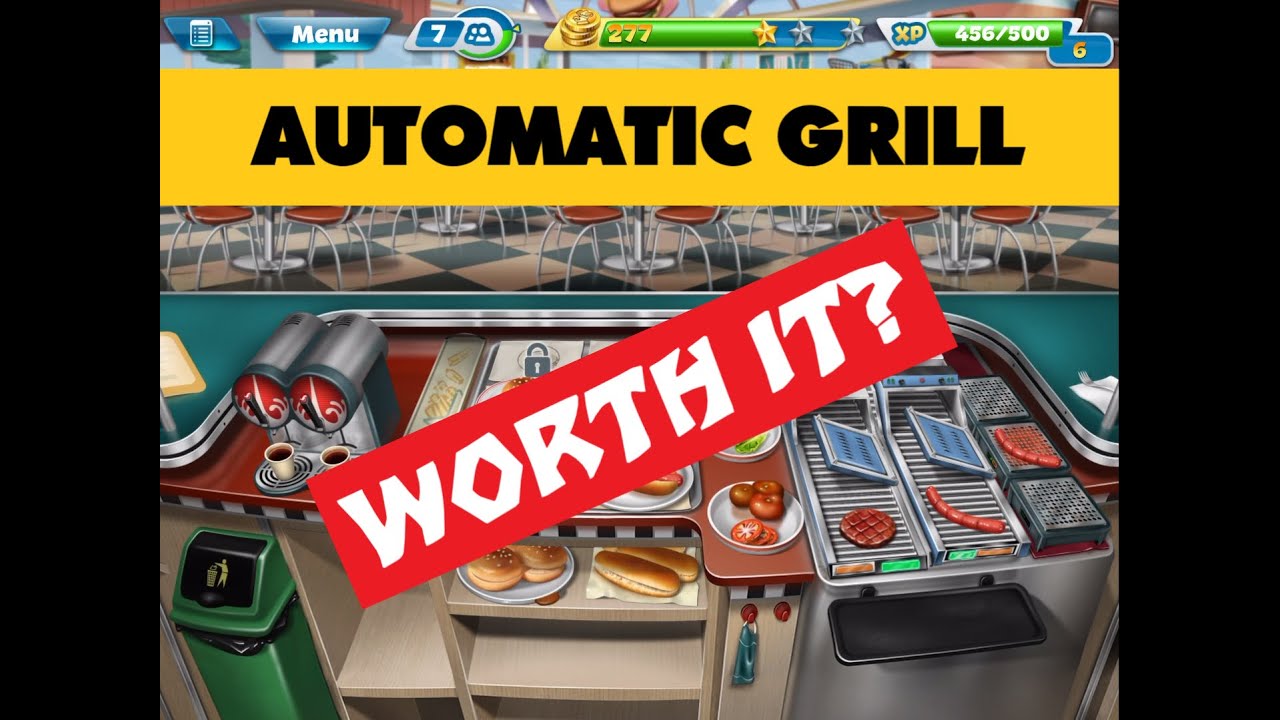 COOKING FEVER LVL 17 AUTO COOKING MACHINE WORTH IT? هل آلة الطهي