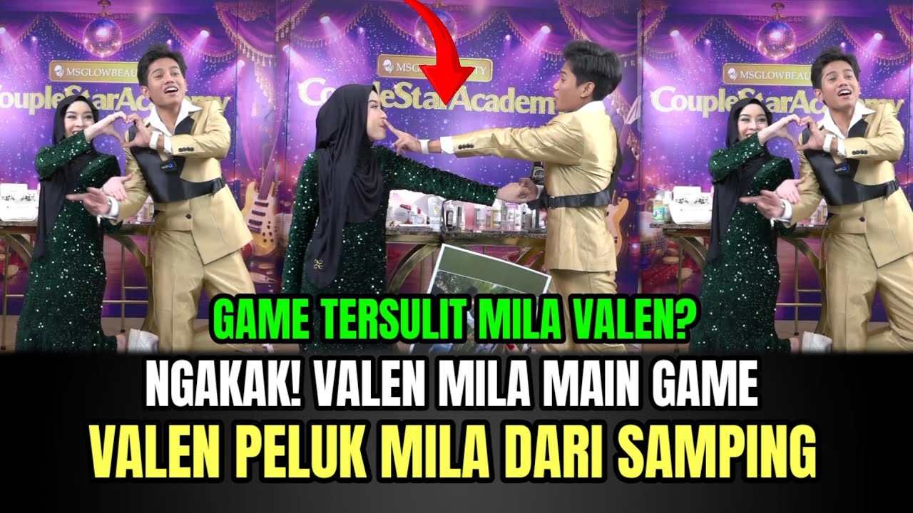 NGAKAK! Valen Mila Main Game, Valen Peluk Mila Dari Samping!