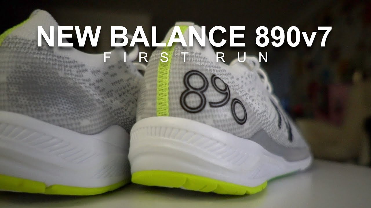 New Balance 890v7 - First Run - YouTube