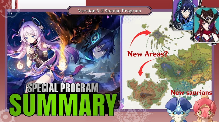 Everything NEW in Genshin Impact 5.2 - Special Program Summary