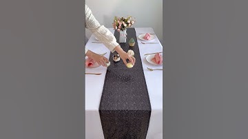 Table runners, tablecloths, and napkins