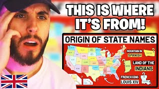 Brit Reacts to How Did Each U.S. State Get Its Name?