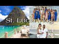 St. Lucia Travel Vlog Part 1 | Baecation 2021 | Wedding