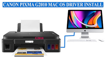 Canon pixma G2010 printer install on apple imac pc