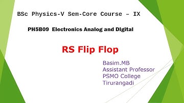 RS Flip Flop