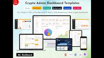 Bitcoin CryptoCurrency Template fully Responsive Dashboard UI Kit