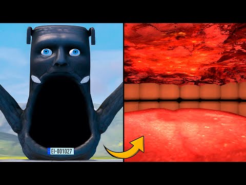 WHAT'S INSIDE THE RENG RENG RENG BUS RENG SEA EATER BRAINROT MONSTER! (Garry's Mod)