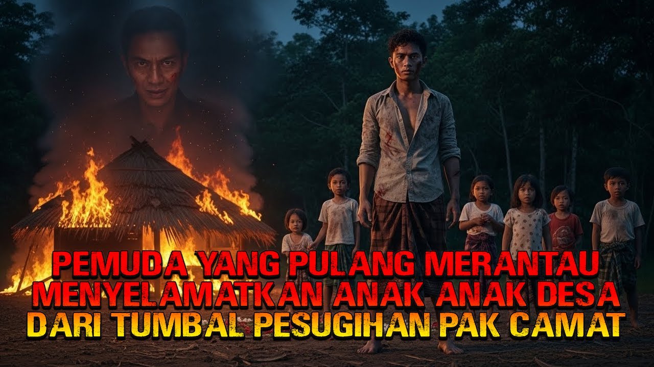 PEMUDA YANG PULANG MERANTAU MENYELAMATKAN ANAK ANAK DESA DARI TUMBAL PESUGIHAN PAK CAMAT