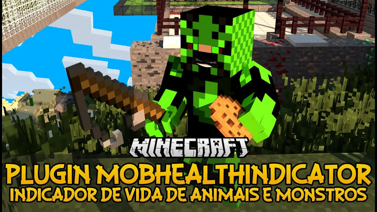 Mobhealth Plugin MobHealthIndicator - Indicador de vida de animais e monstros ...