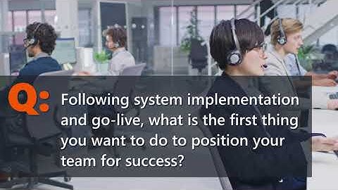System Implementations - Post Go-Live Tips - - Video Series --- #1
