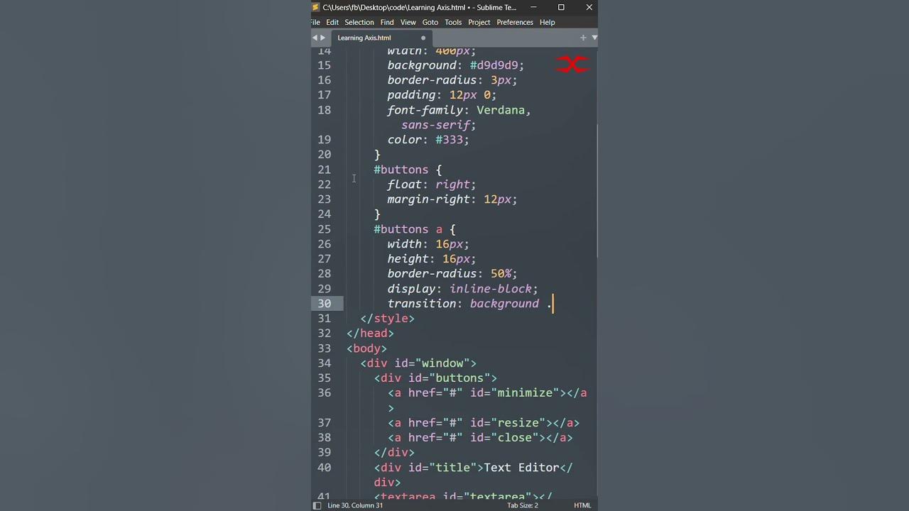 Text Editor Html Css Javascript