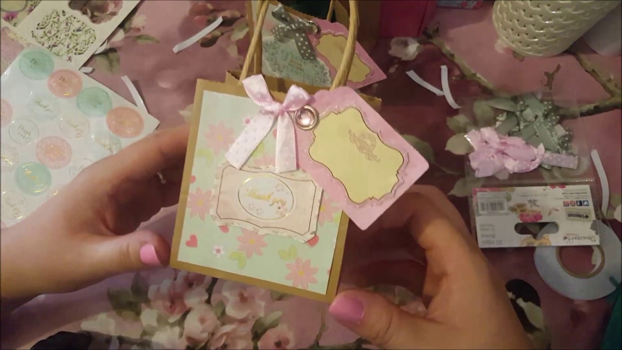 Simple Tutorial How To Decorate A Gift Bag YouTube Simple Tutorial How To Decorate A Gift Bag YouTube