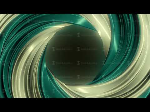 3D colorful animation of a circle or ring. Hypnotic spiral illusion seamless looping. Abstract color