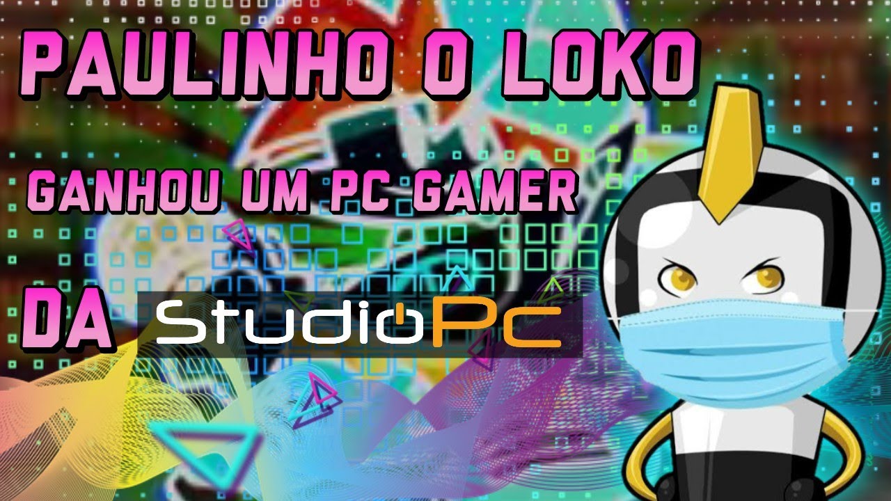 Paulinho o Loko ganhou um PC Gamer da Studio PC #paulinhooloko #Studiopc  #pcgamer 