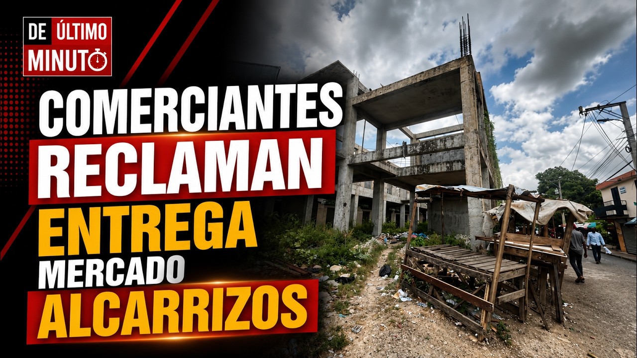 AFTER YEARS OF WAITING, MERCHANTS DEMAND THE COMPLETION OF THE LOS ALCARRIZOS MARKET