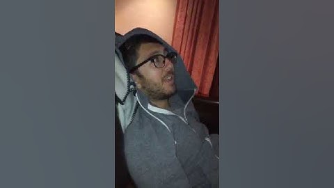 Ben Schwartz watching Jake and Amir watch Jake and Amir