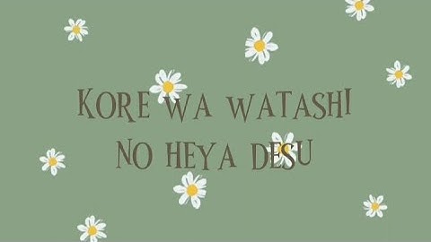 kore wa watashi no heya desu | brilliantni qaulansadida