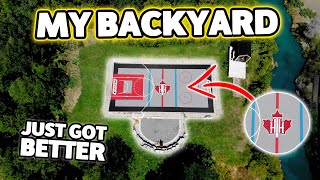 We Built a CUSTOM Sport Court!