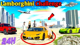 Last To Remove The Hand Wins Lamborghini Car😍 In Indian Bikes Driving 3D😘 Full Funny😂 Story Video #1