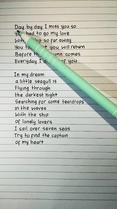 Let's sing and learn English : Sail over Seven Seas (1) | By : Gina T #shorts