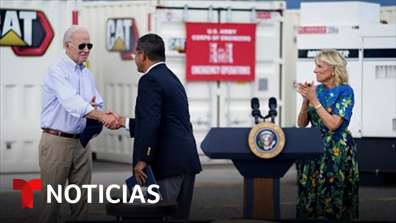 Biden se compromete con Puerto Rico por la ayuda por Fiona | Noticias Telemundo