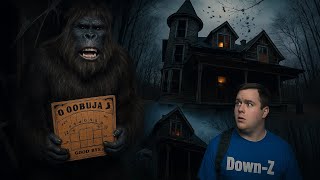 Bigfoot & Down-Z VLOG: We visited a haunted house! 
