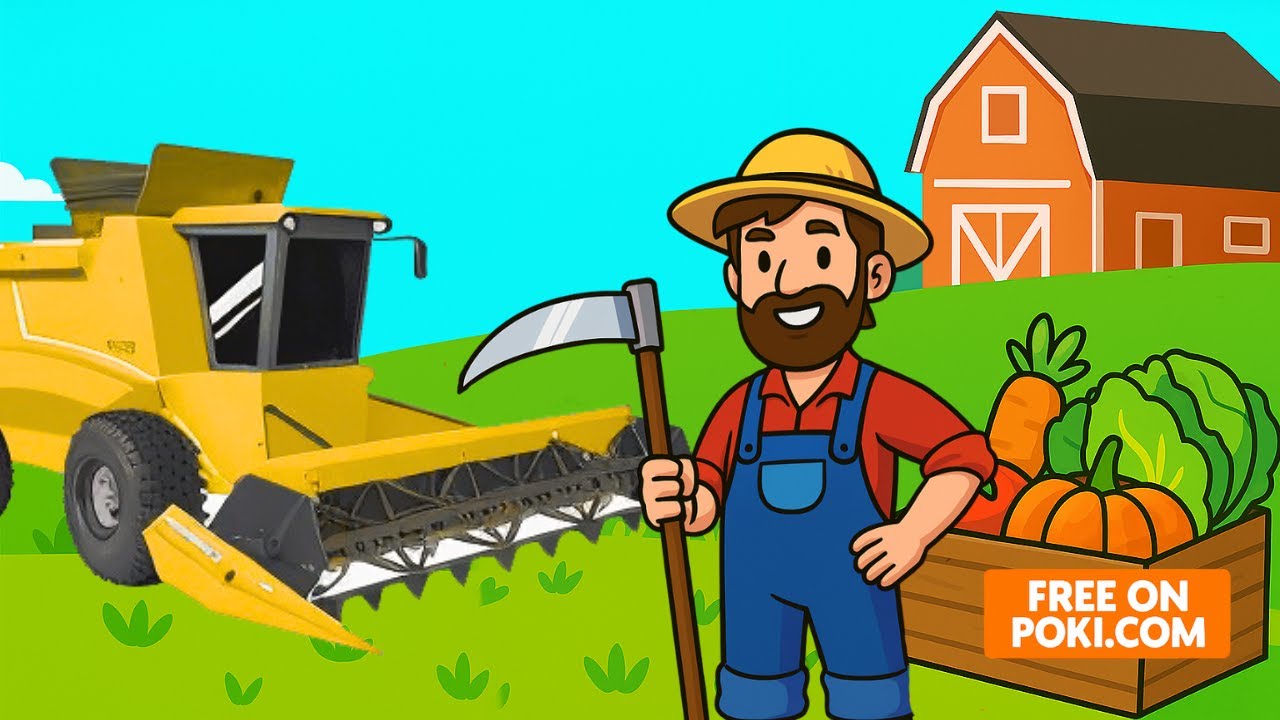 Poki Farm Harvest Simulator Gameplay | Fun Farming Game on Poki.com (Free Online ...