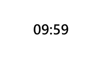 Timer for 9 minutes and 59 seconds