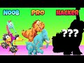 Dino bash - NOOB vs PRO vs HACKER - who is dinosaurs