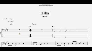 Dehd - Haha (bass tab)