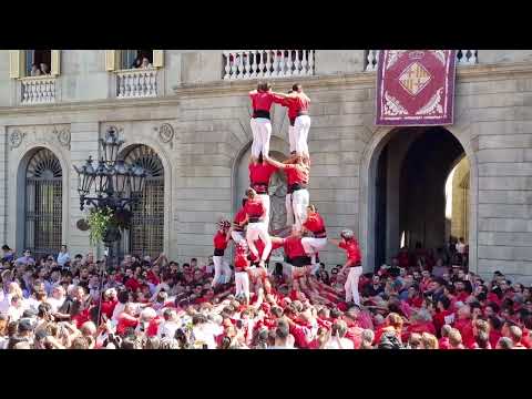 Castellers de Barcelona: 4 de 8 - Mercè Històrica 2023