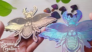 Watch Me Resin #85 | Chameleon Pigment Beetles &amp; Mushrooms | Seriously Creative